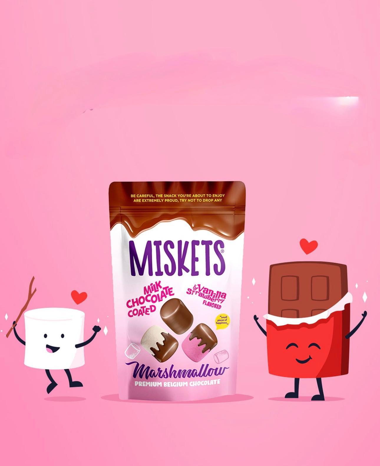 Miskets Chocolate coated Marshmallow