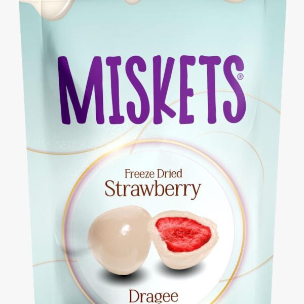 Miskets Strawberry White Chocolate Dragee