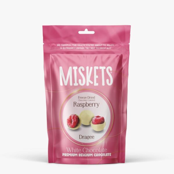 Miskets Raspberry White Chocolate Dragee