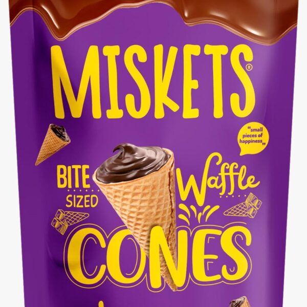 Miskets Cones with Milk Chocolate
