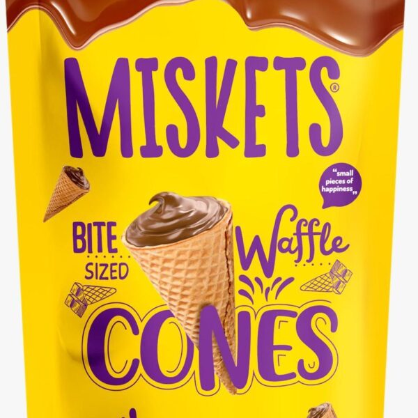 Miskets Cones with Milk Chocolate