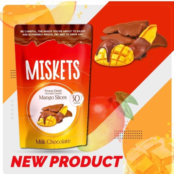 Miskets Mango Slice Milk Chocolate